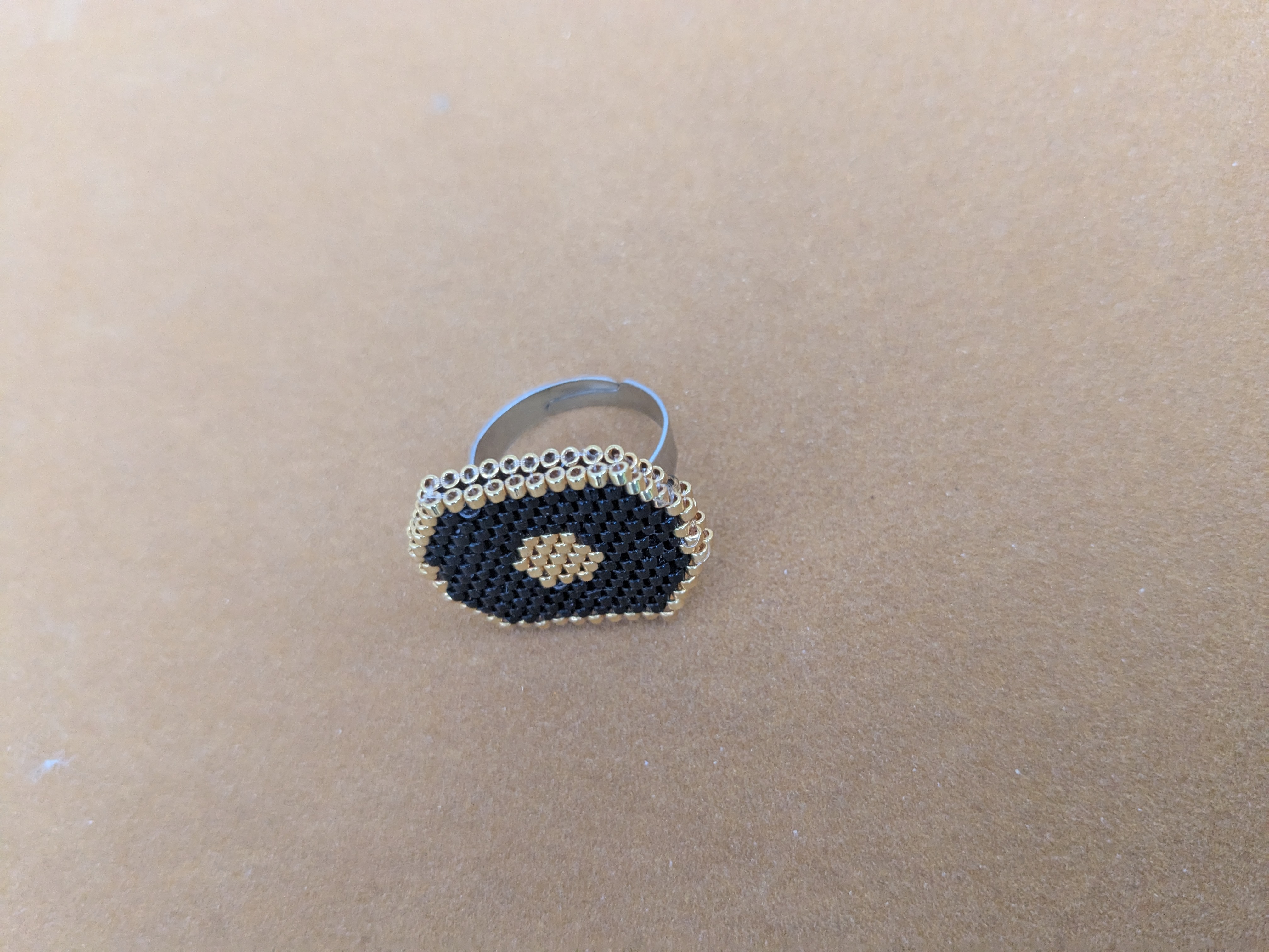 Bague "Œil de Lumière" en Perles Miyuki