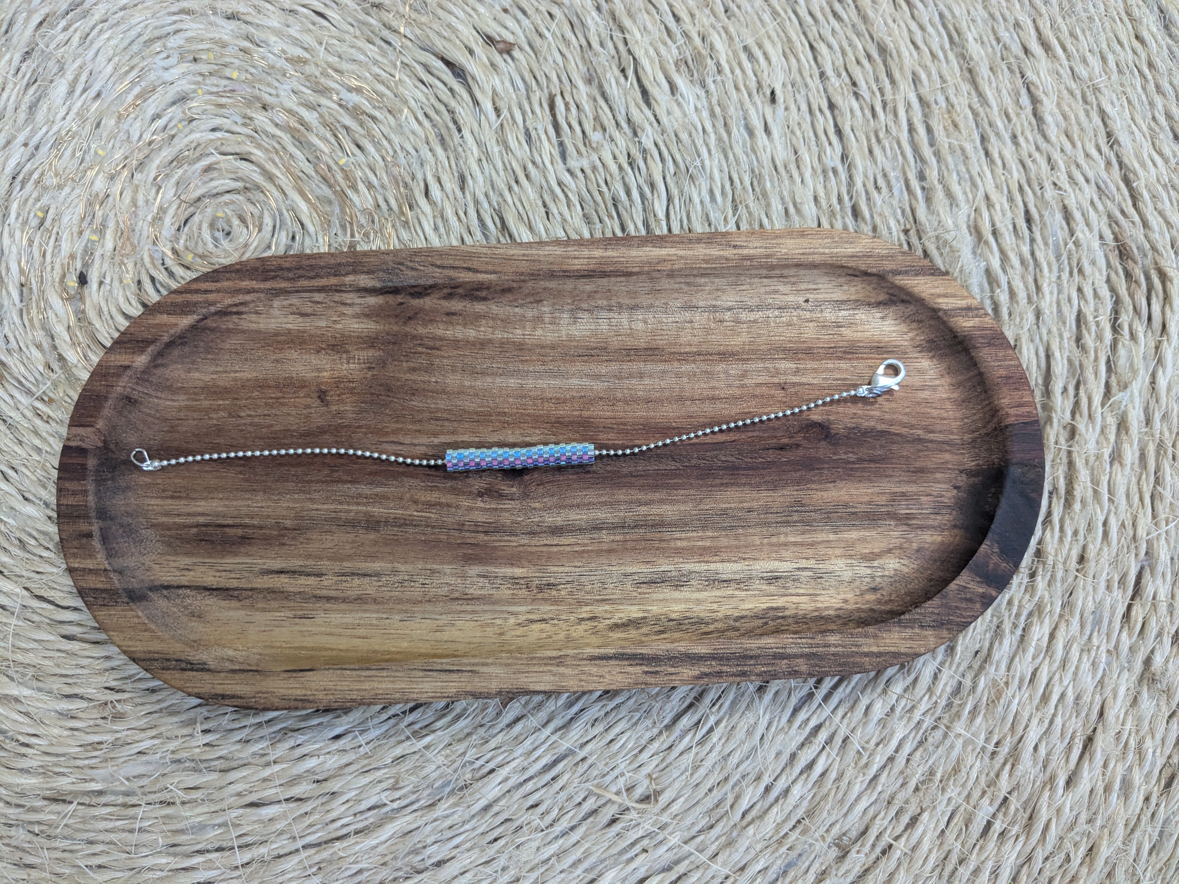 Bracelet Barrette en perles Multicolore - Image 2